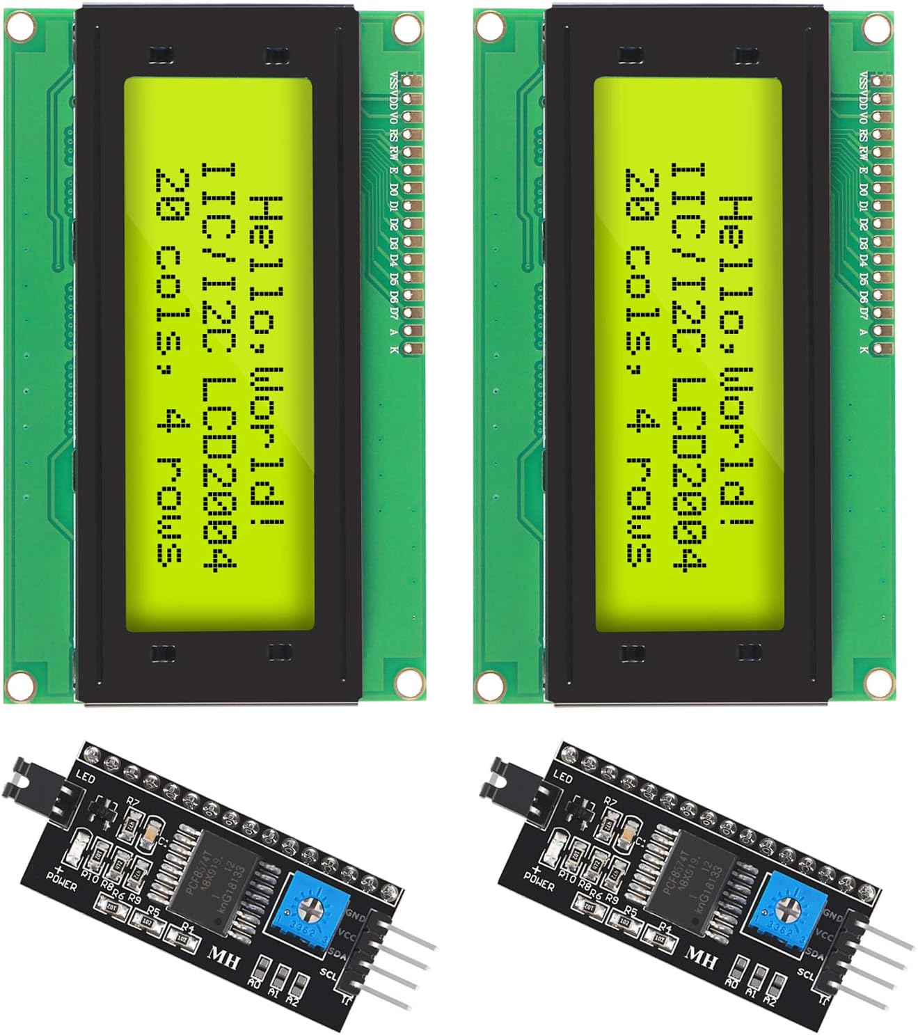 Turing Pi 2 - Rétroéclairage Bleu avec Adaptateur d'Wild I2C,