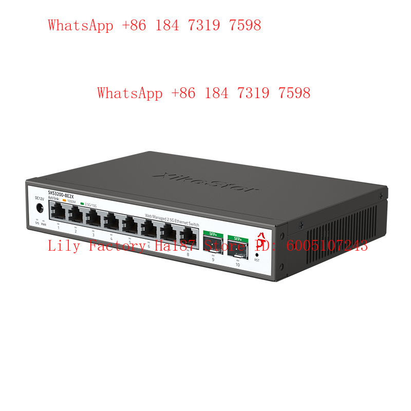 Sfp+ 10G Managed Switch 8 Port - Commutateur réseau géré et non géré