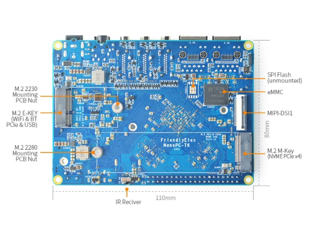 Carte de développement NanoPC  - Nanopc T6 16Gb avis et prix