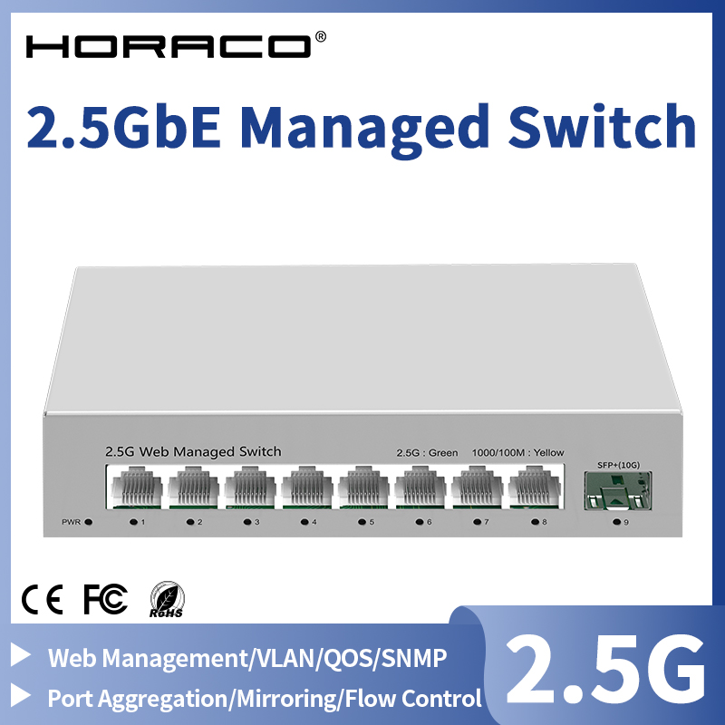 Commutateur géré 2.5GbE 8 port - Sfp+ 10G Managed Switch 8 Port avis et prix